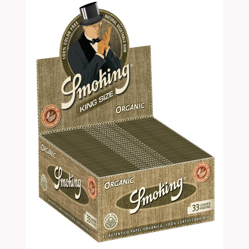 SMOKING ORGANIC CARTINAKING SIZE (LUNGHE) x50 (imposta di consumo € 5,94)