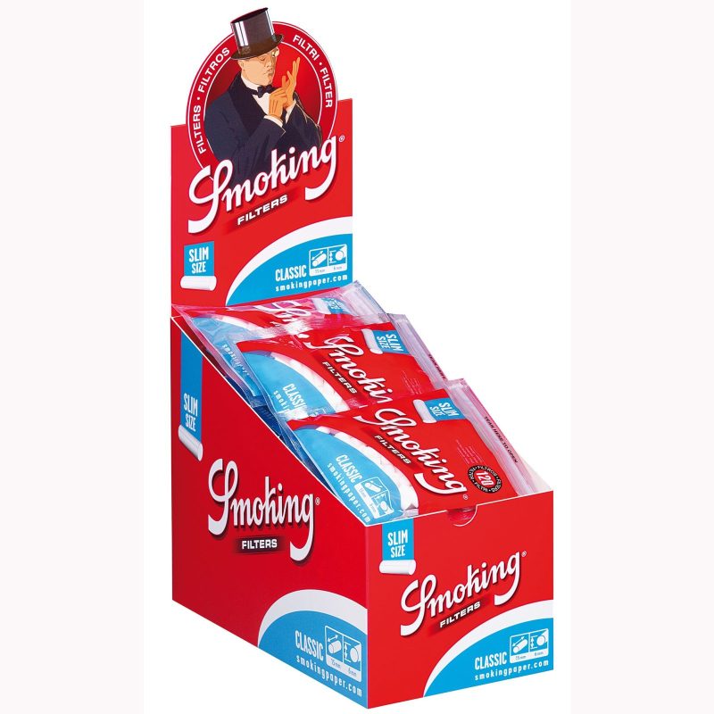 SMOKING FILTRI SLIM SIZE 6MM (BUSTA) 120pz x30 (imposta di consumo € 12,96)