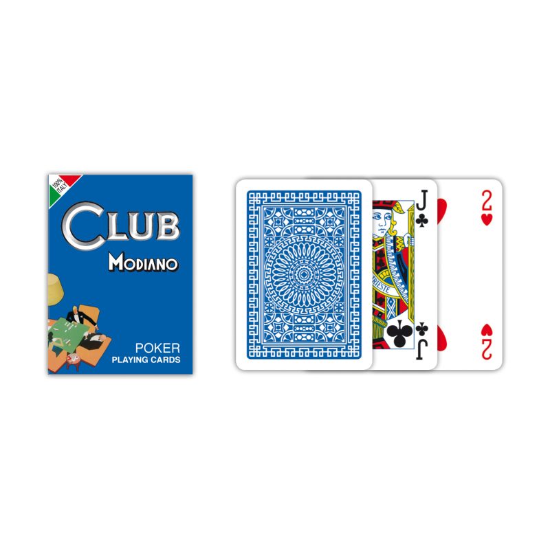 CARTE MODIANO POKER CLUB BLU