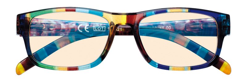 31Z-BL14-2.jpg Reading Glasses +1.00 Blue Filter