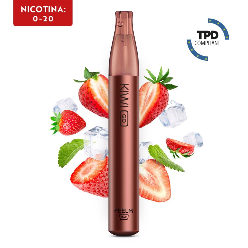 KIWI VAPOUR STRAWBERRY ICE 750 puff con nicotina  (imposta di consumo  0,29)