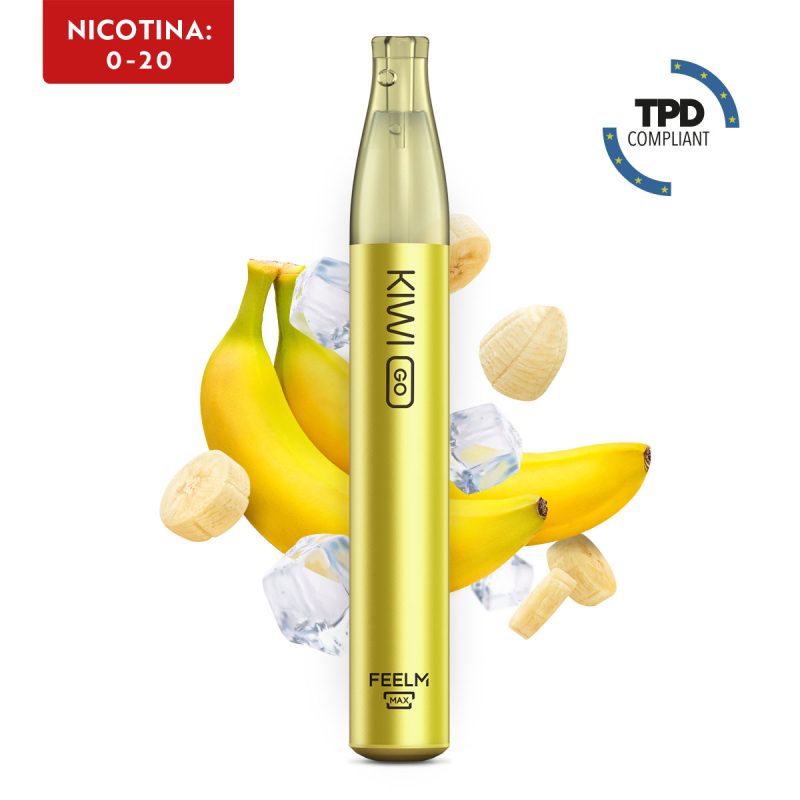 KIWI VAPOUR BANANA ICE 750 puff con nicotina (imposta di consumo  0,29)