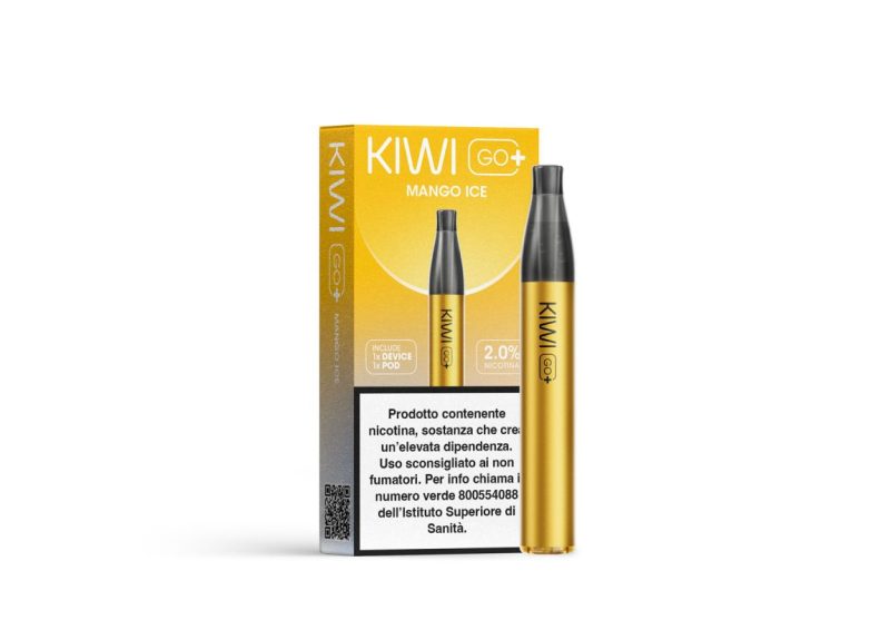 KIWI GO + STARTER KIT-MANGO ICE 20 NICOTINA (imposta di consumo  0,29)