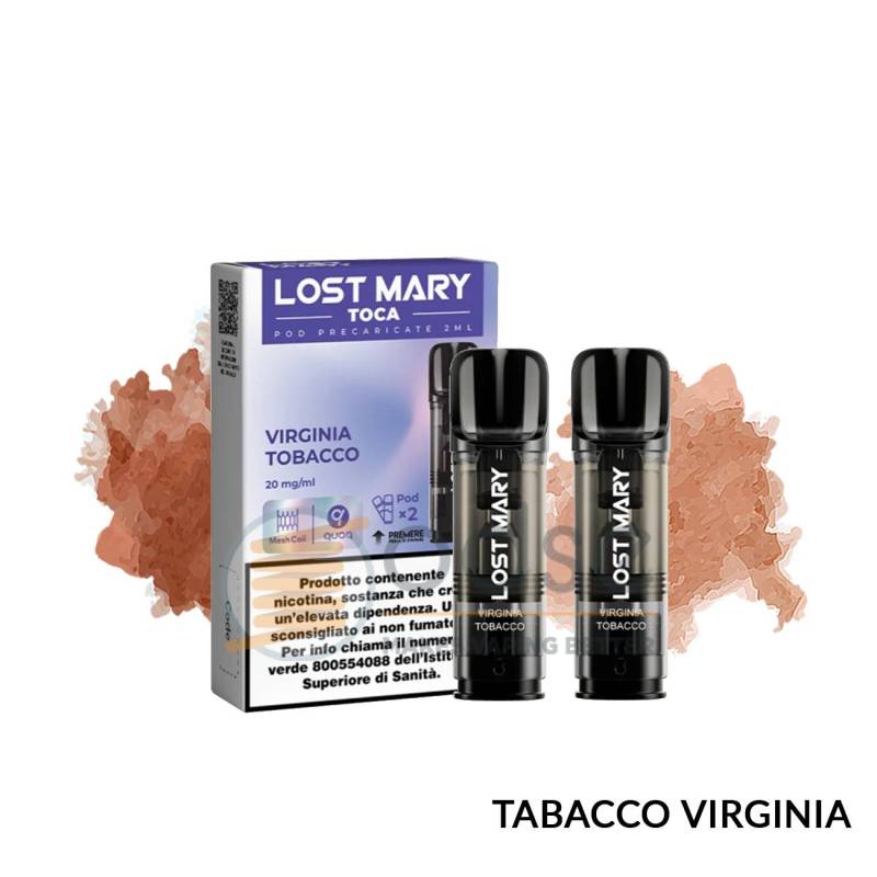 LOST MARY TOCA POD VIRGINIA TOBACCO 20 NICOTINA