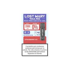 PLN016117 LOST MARY TOCA POD PRO STRAWBERRY ICE 20 NICOTINA