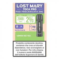 PLN016127 LOST MARY TOCA POD PRO LEMON ICE TEA 20 NICOTINA