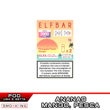 ELFBAR POD PINEAPPLE PEACH MANGO CON NICOTINA 2%